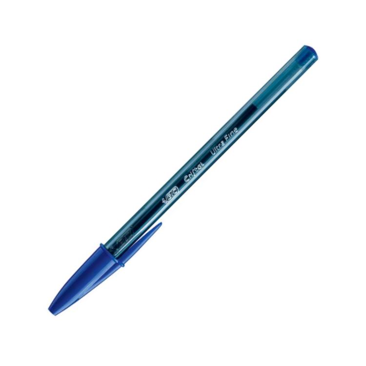 Boligrafo Bic Cristal Ultrafina 0.7 Suave Azul