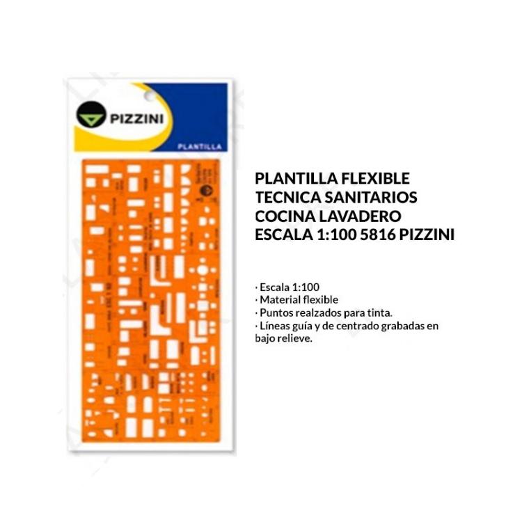 Plantilla Pizzini Sanitario, Cocina Y lavadero 5816