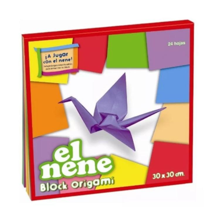 Block El Nene 30x30 cm Origami 24 Hojas