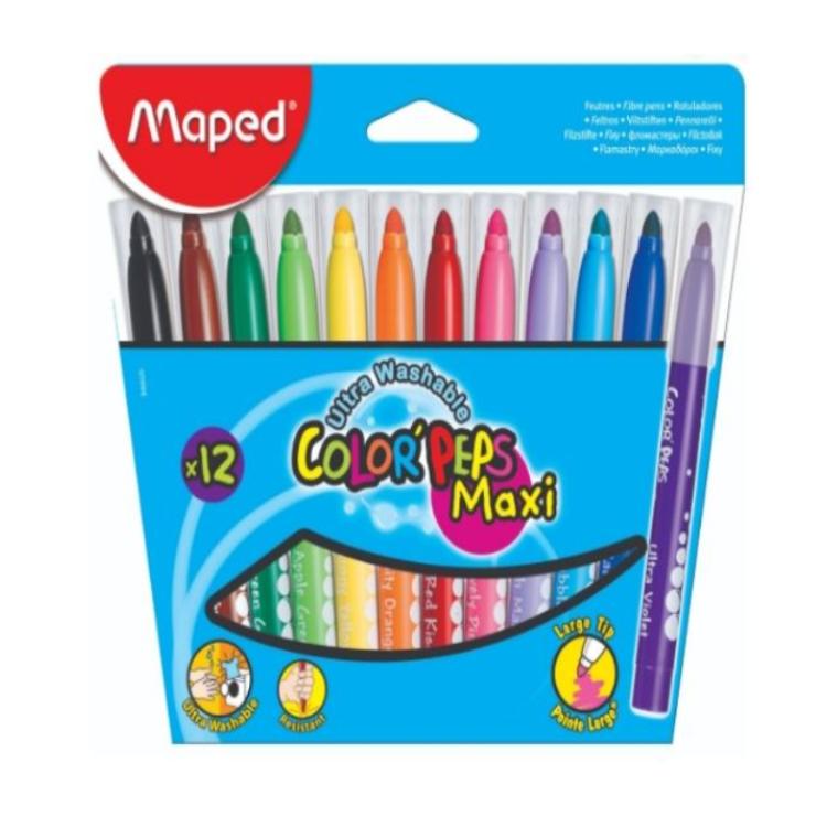 Marcador Maped Color Pep´s Jumbo x 12 Art.846020