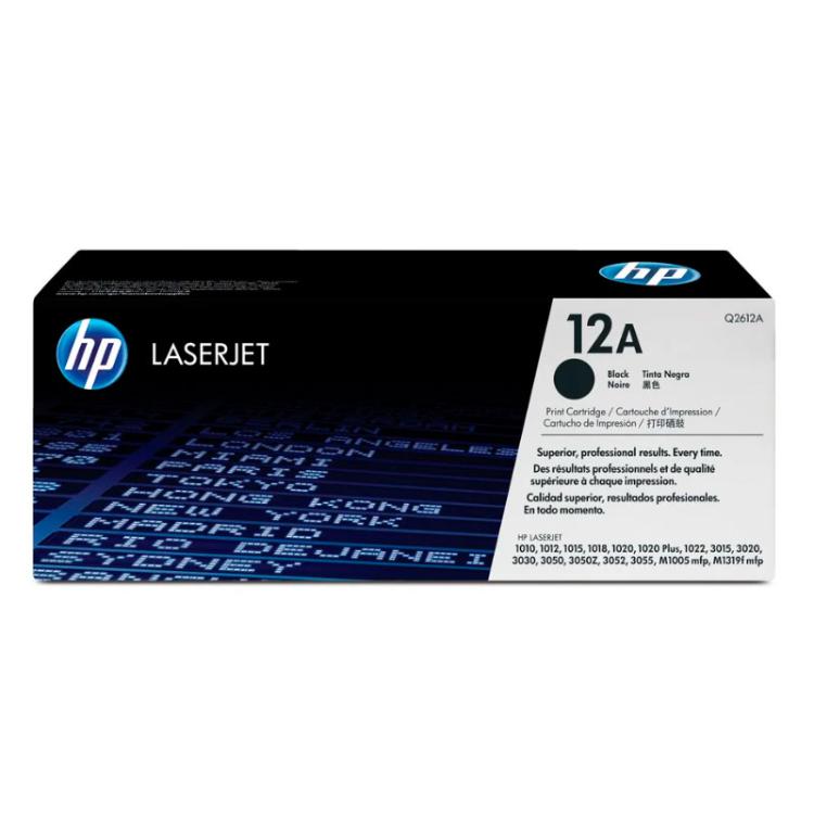 Toner Original HP 12A Negro #Q2612A