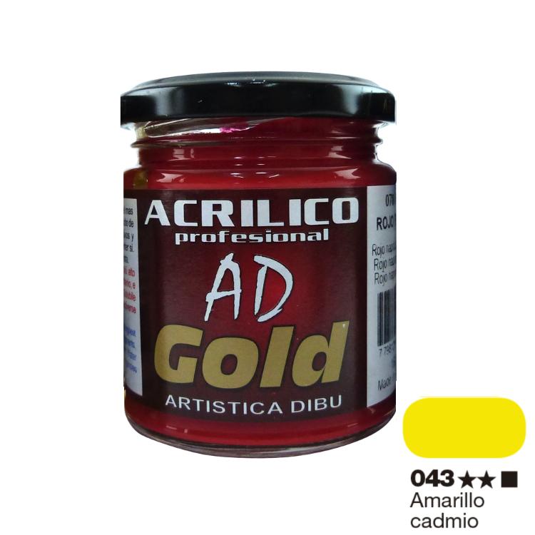Pintura Acrilica Ad Gold G2 Amarillo Cadmio 180 Ml