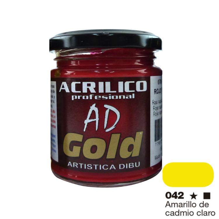 Pintura Acrilica Ad Gold G2 Amarillo Cadmio Claro 180 Ml