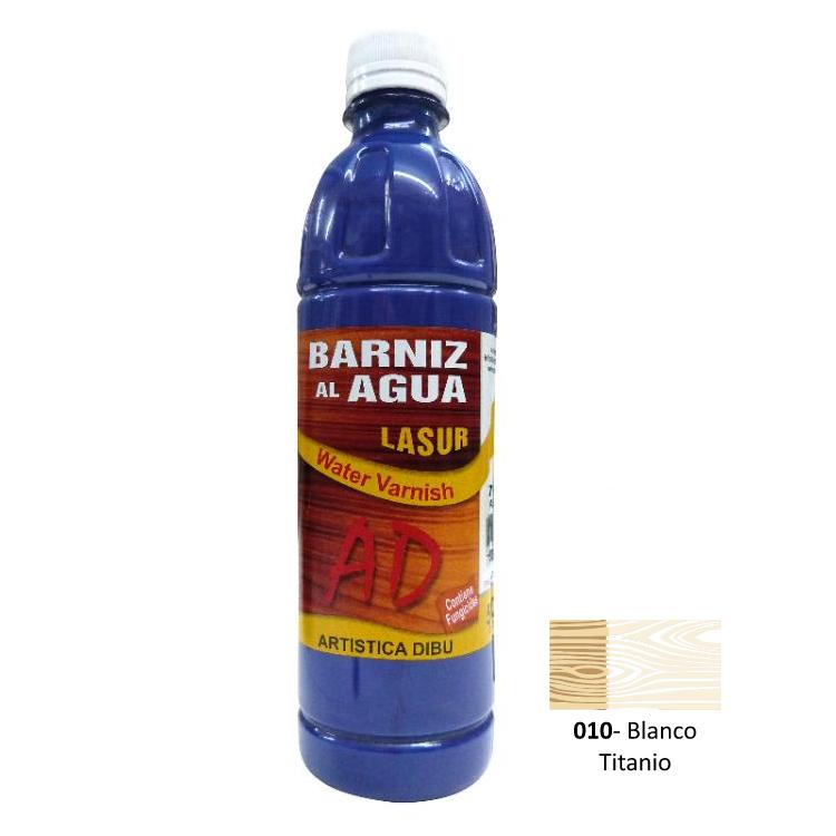 Barniz Al Agua Ad Lasur Blanco Titanio 500 Ml