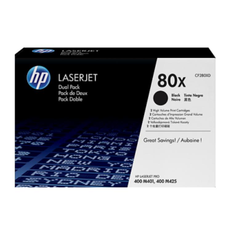 Toner Original HP 80X Dual Negro Art.CF280XD