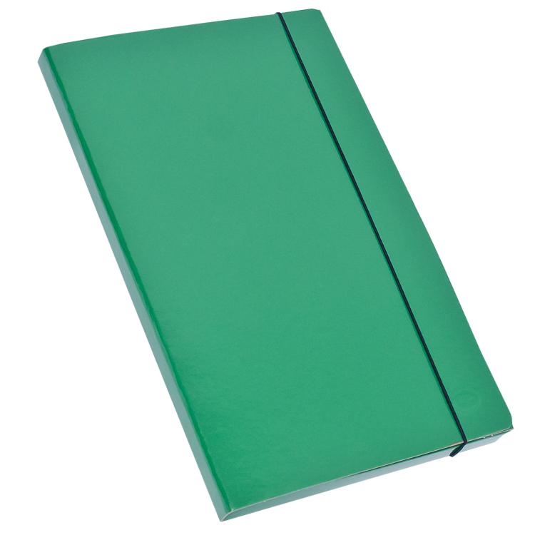 Caja De Archivos Util-of Con Elastico Kraft Color N°2 Verde