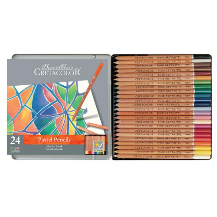 Cretacolor Fine Art - Juego de 12 lápices pastel, multicolor