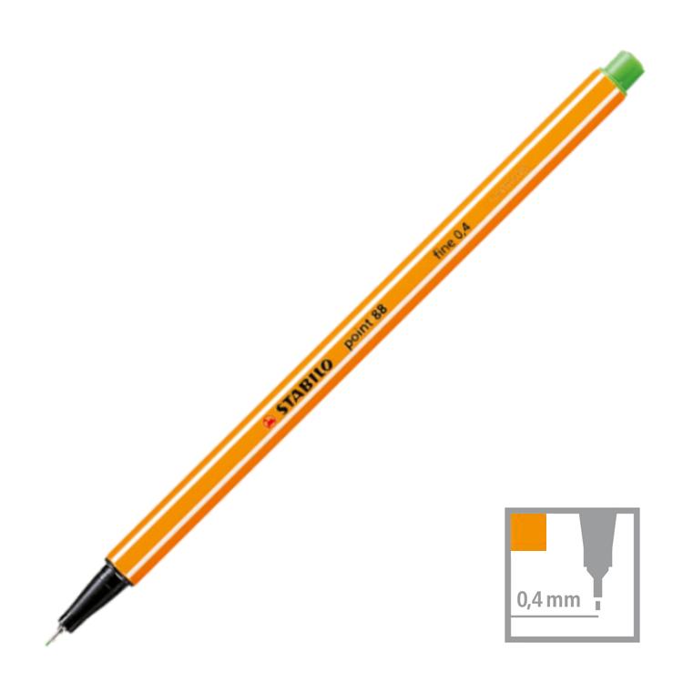 Marcador Microfibra Stabilo Point 88 Naranja 88-54 Art.321