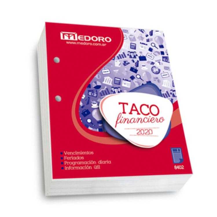 Taco Calendario Medoro Financiero 2020
