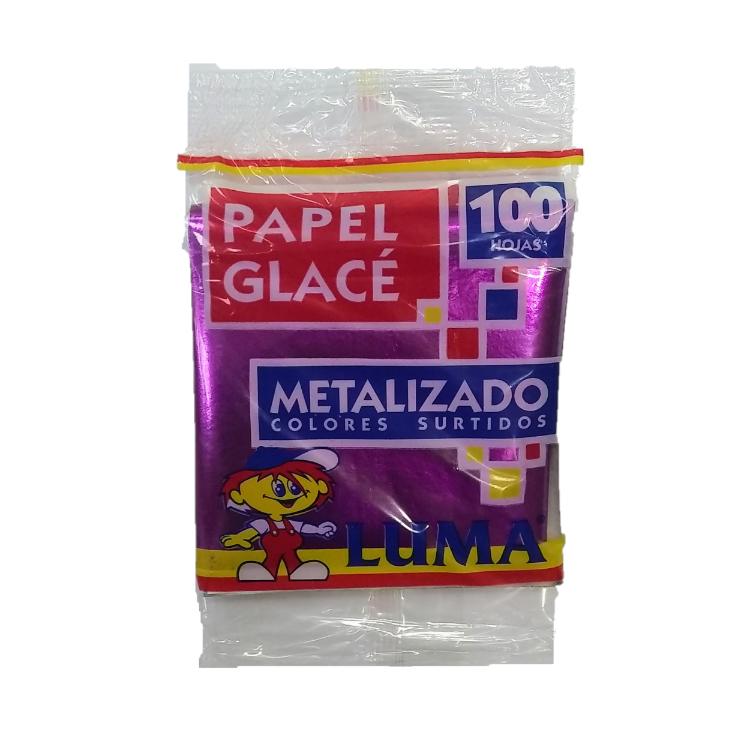 Papel Taco Glace Metal X 100 Luma