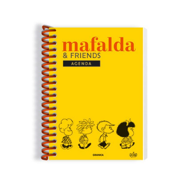 Agenda Granica 2024 Mafalda Friends Perpetua Ingles Amarilla