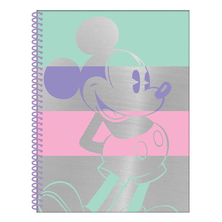 Cuaderno Con Espiral Mooving Mickey Mouse 80 Hojas Rayadas
