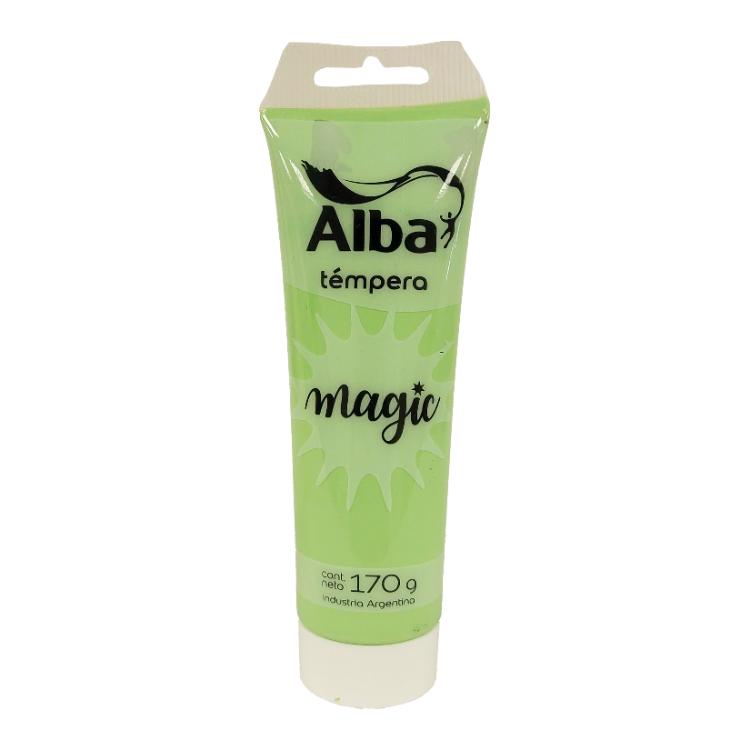 Tempera Alba Pomo Magic Max 170 Grs Verde Pastel
