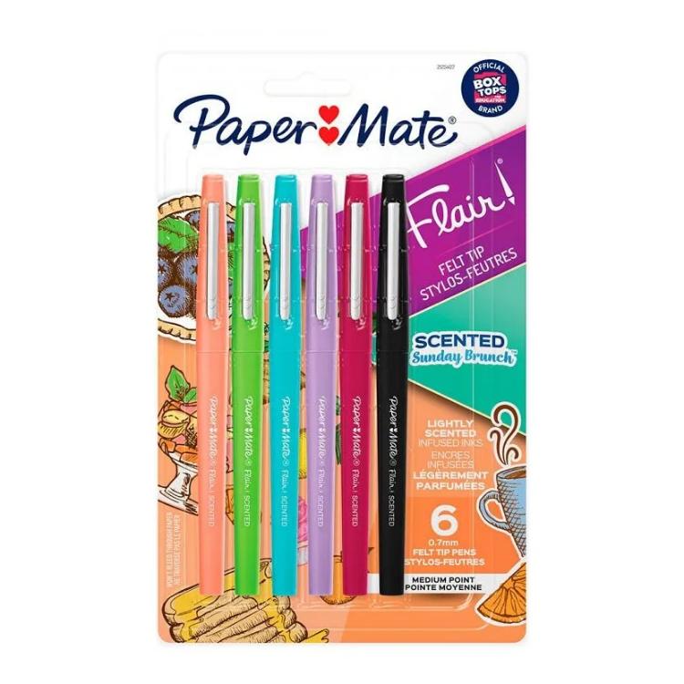 Boligrafo Paper Mate Flair Scented Parfume Bl X6