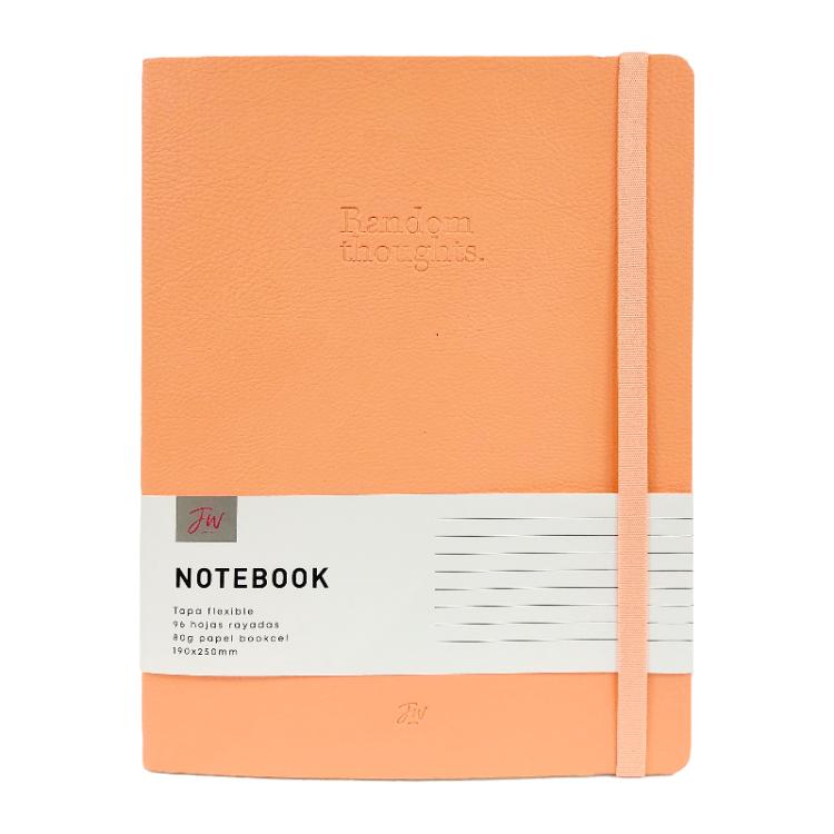 Cuaderno Tapa Flexible FW Classic Notebook Rayado 19x25 96 Hojas