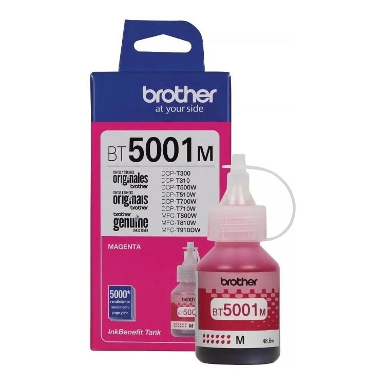 Tinta Brother 5001 Magenta 42Ml Dcp-t300-dcp-t500W-dcp-t700W-mfc-t800W