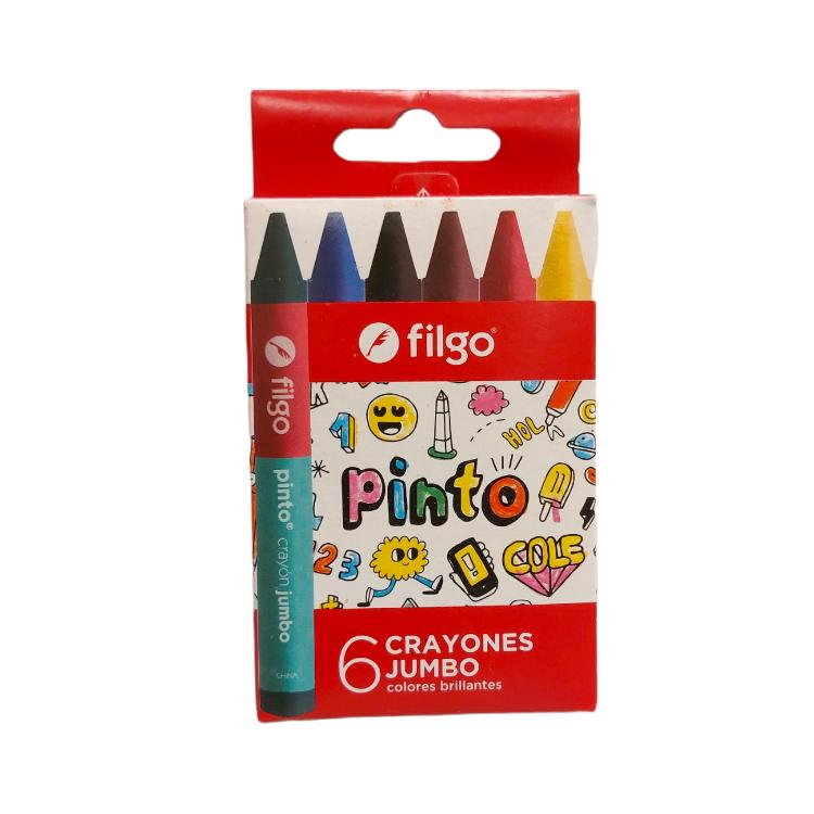 Crayon Filgo Pinto Jumbo X 6