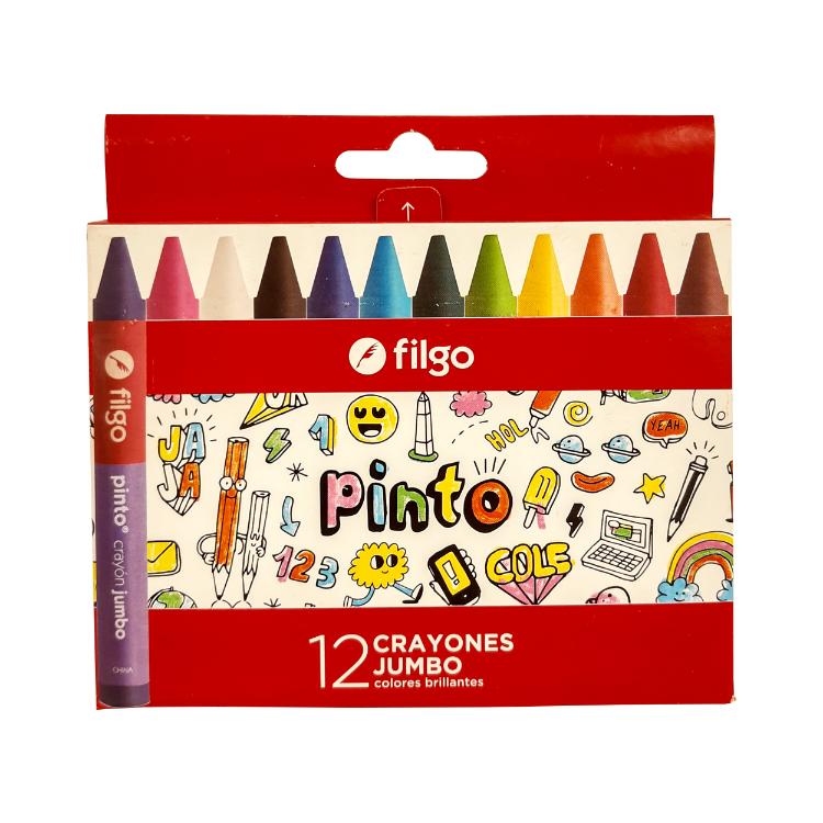Crayones Filgo Pinto Jumbo X 12