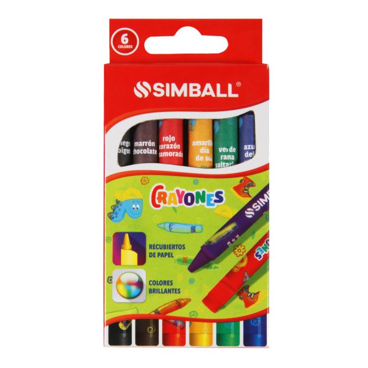 Crayones Simball x 6 Corto