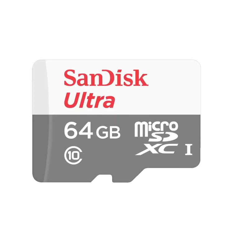 Tarjeta Micro SDHC Sandisk 64Gb Con Adapatador Ultra Clase 100MB-s