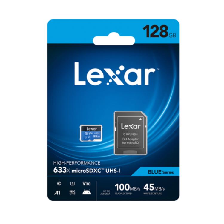 Tarjeta de Memoria Lexar Micro SD 128GB Clase 10 633X Art.LSDMI128GBBNL633A