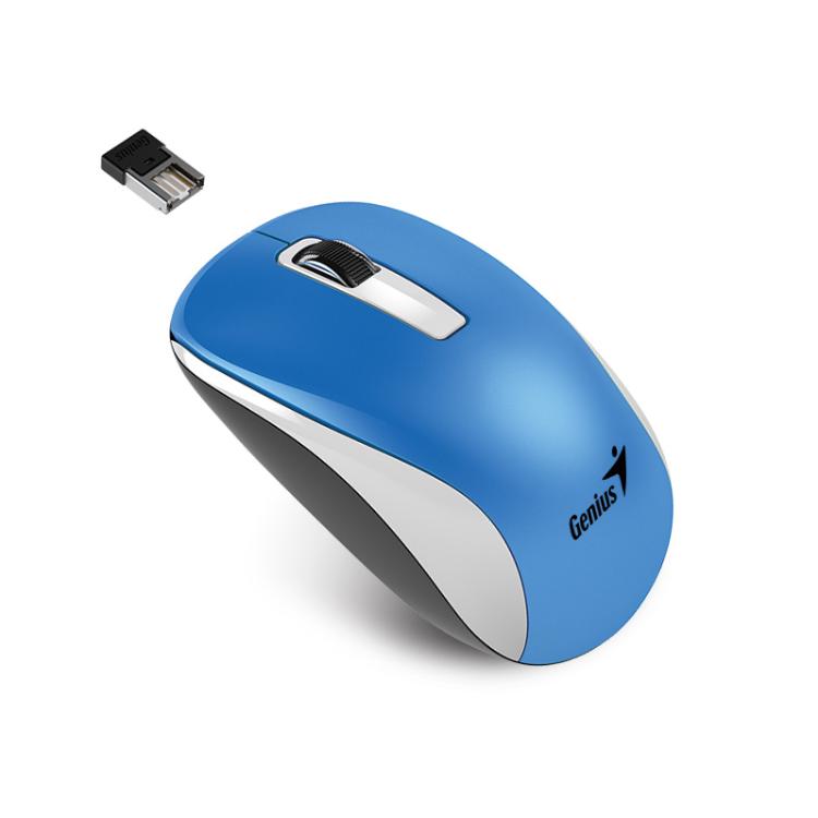 Mouse Genius NX 7010 Wireless USB Blueeye Blanco-Azul #31030018400