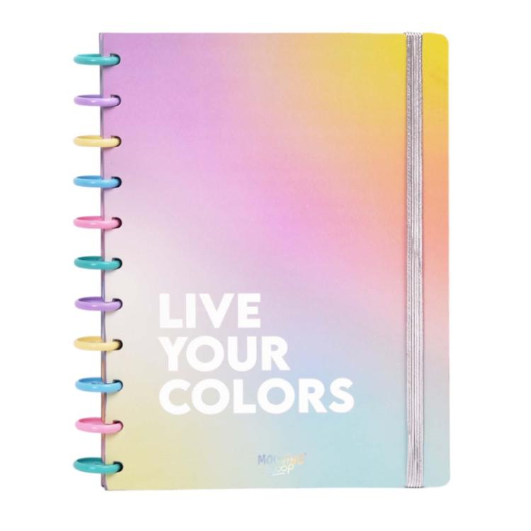 Cuaderno a Disco Mooving Carta Mooving Lop Live Your Colors Art.1711132