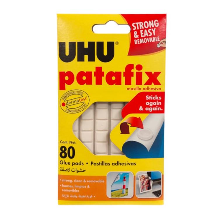 Pastillas Adhesivas UHU Patafix x 80 Masilla Adhesiva Art.U41710