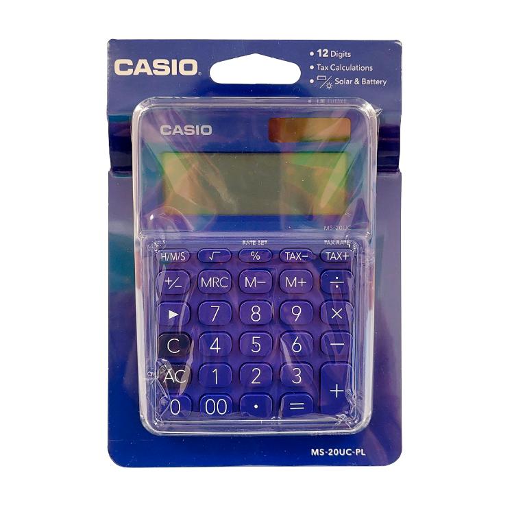 Calculadora Casio MS-20UC-PL Violeta Art.053-03709