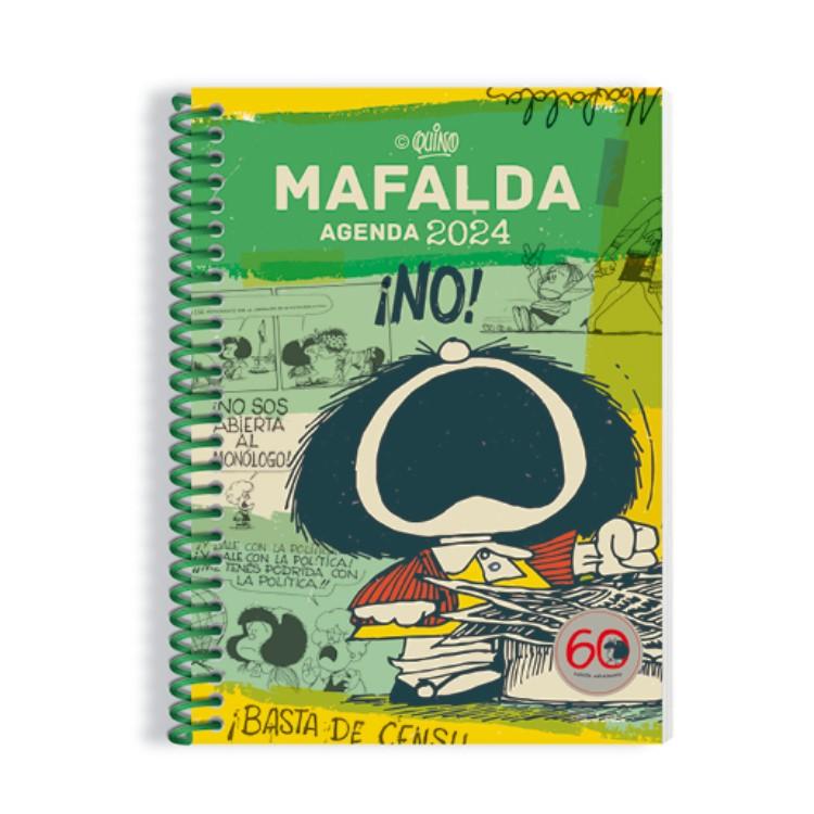 Agenda Granica 2024 Mafalda Para La Mujer Anillada Verde Semana a la Vista