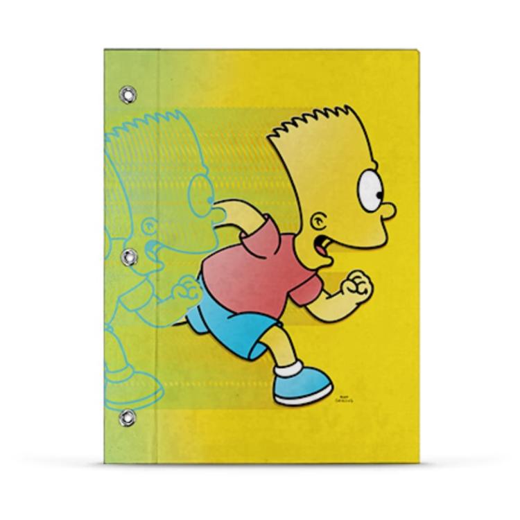 Carpeta Con Cordon N°3 Mooving 2024 Simpsons Art.1003196