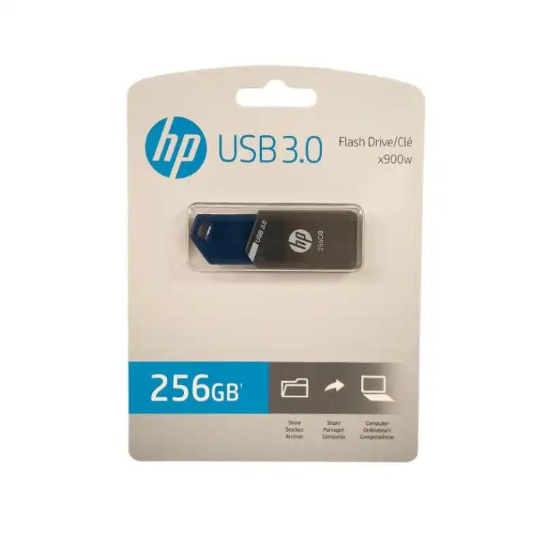 Pendrive HP 255GB X900W USB 3.0 Gris-Azul Art.FD256H900-GE