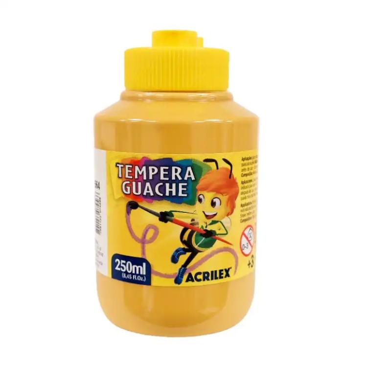 Tempera Acrilex Guache 250 ml Amarillo Art.02025-0564