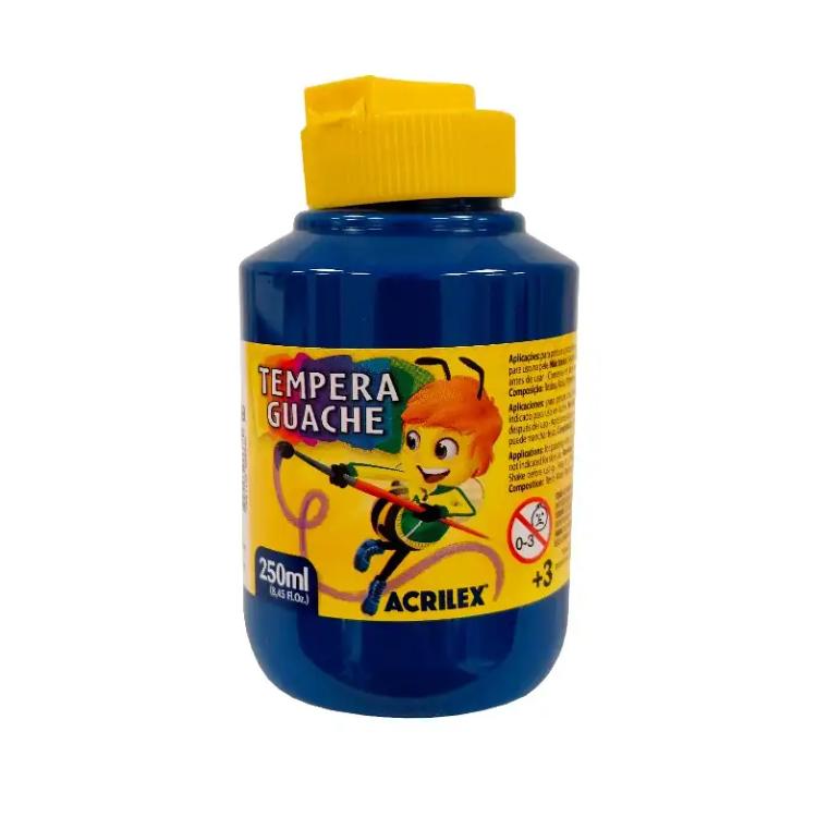 Tempera Acrilex Guache 250 ml Azul Art.02025-0559