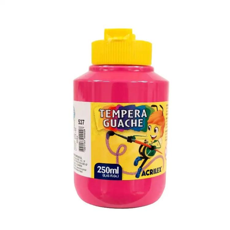 Tempera Acrilex Guache 250 ml Rosa Art.02025-0537