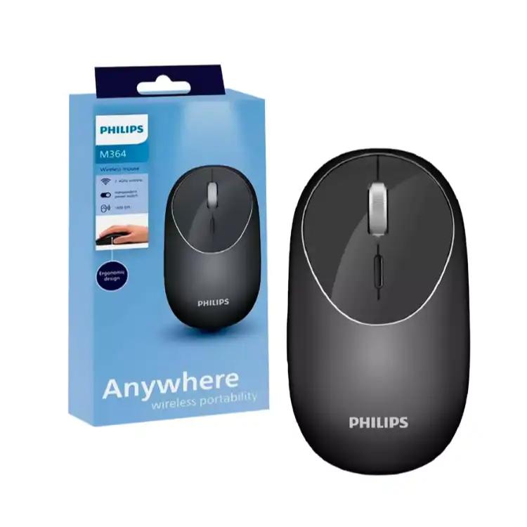 Mouse Philips M364 Black Wireless Optical 1600DPI Art.SPK7364