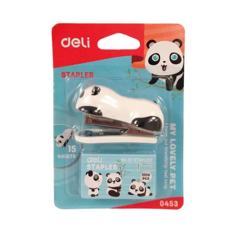 Abrochadora Deli Panda N10 Con Broches Art.E0453