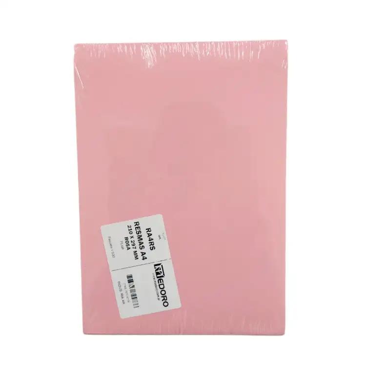 Resma Papel Medoro Color Rosa A4 75 grs x 500 Hojas Art.RA4RS5