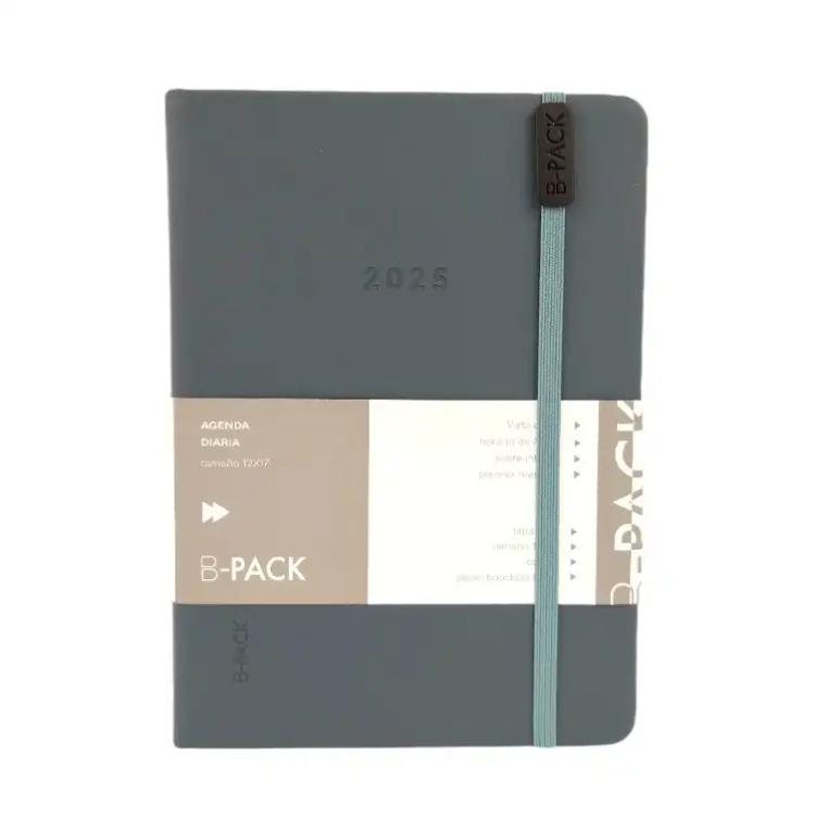 Agenda FW 2025 Bpack Grey Diaria Cocida 12 x 17 cm Art.1000049