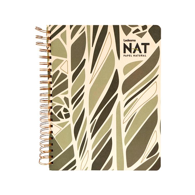 Cuaderno con Espiral Universitario A4 Ledesma Nat Premium Tapa Dura 22x29 100 hojas Rayada Art.9000486