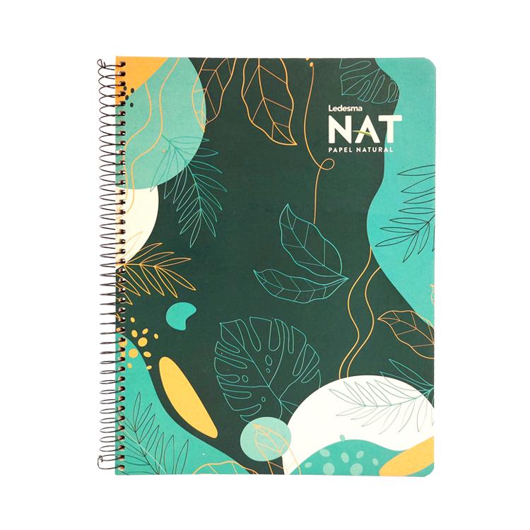 Cuaderno Con Espiral Ledema Nat 21x27 80 Hojas Lisas Art.106171