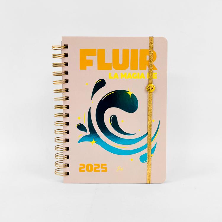 Agenda FW 2025 Fluir 15x21 cm Semanal Espiralada Art.1000001