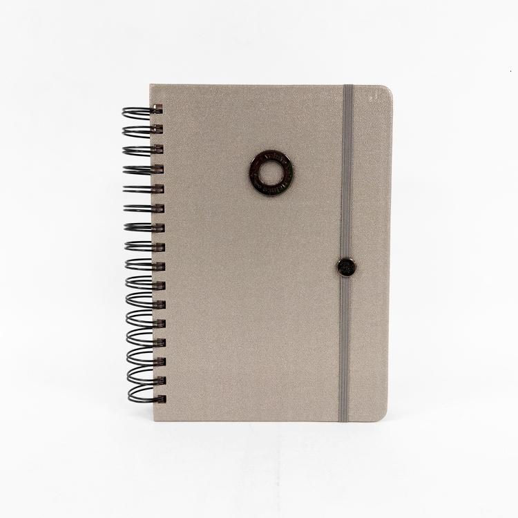 Agenda FW 2025 Minimalista Grey Diaria 15x21 cm Espiralada Art.999991