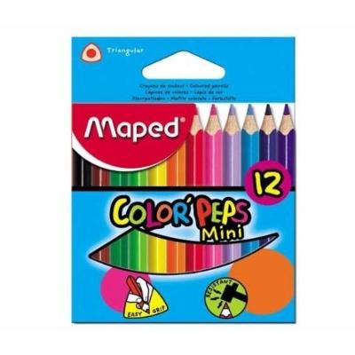 Lapices De Colores Maped Color Pep´s Mini X 12 Cortos