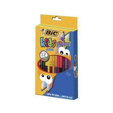 Lapices De Colores Bic Kids Bicolor X 12