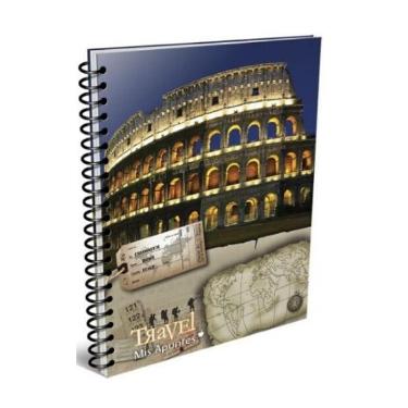 Cuaderno Espiral Mis Apuntes Travel 22x29cm 80 Hojas Cuadros
