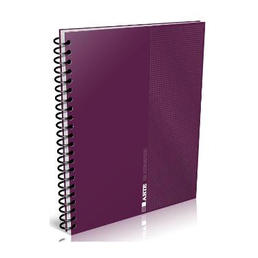 Cuaderno con Espiral Universitario A4 Arte Business 22x29 Tapa Dura 120 Hojas Cuariculadas Art.332055