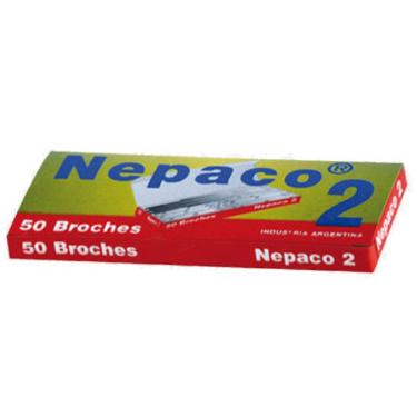 Broche Nepaco Metalico N°2 X 50 Unidades