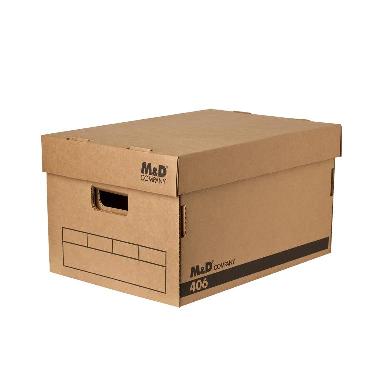 Caja De Archivos Carton Americana Alta Premium Reforzada M&d 406