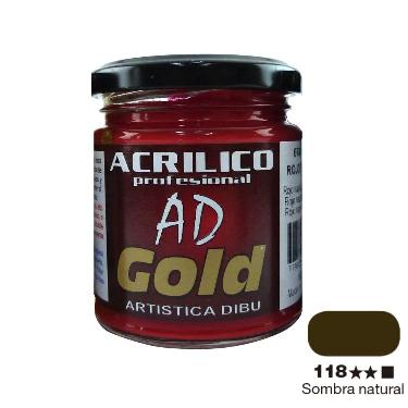 Pintura Acrilica Ad Gold G1 Sombra Natural 180 Ml